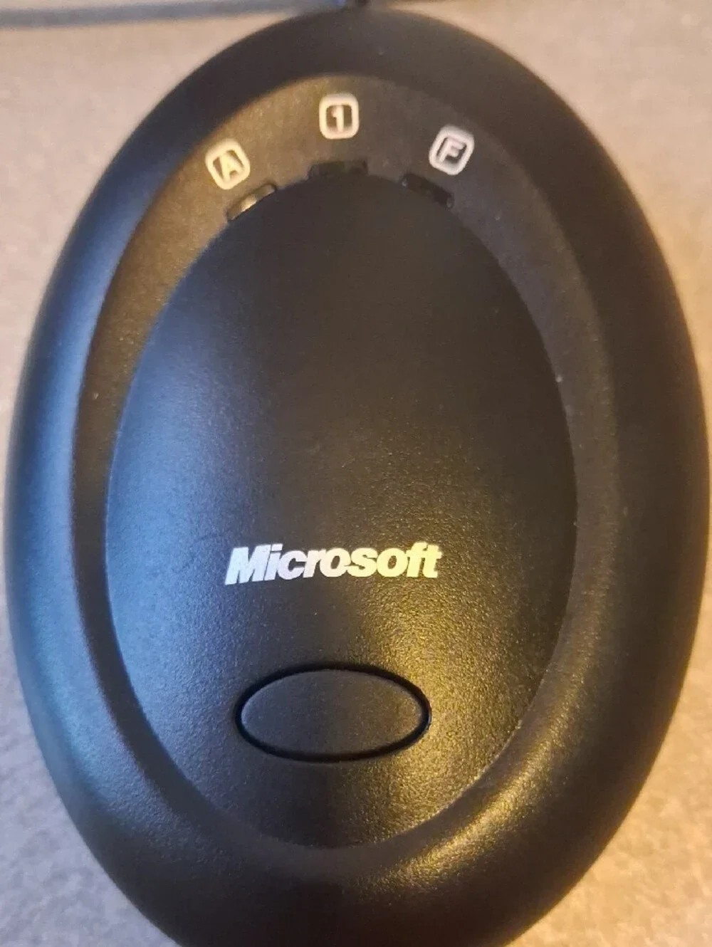 Microsoft Black Wired USB Oval Optical Mouse
